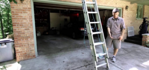 How to replace rope on extension ladder