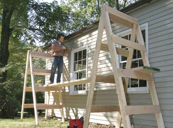 Can You Make Scaffolding With Ladder