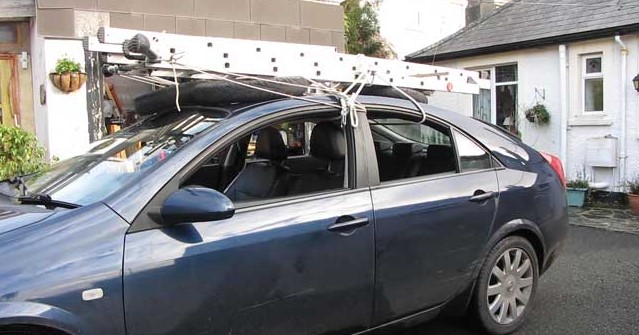 Additional Safety Tips While Transporting A ladder Without Roof Rack 