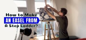 How to Make an Easel from A Step Ladder